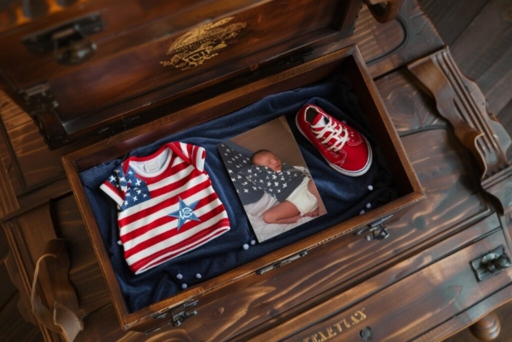 4th of july baby announcement ideas