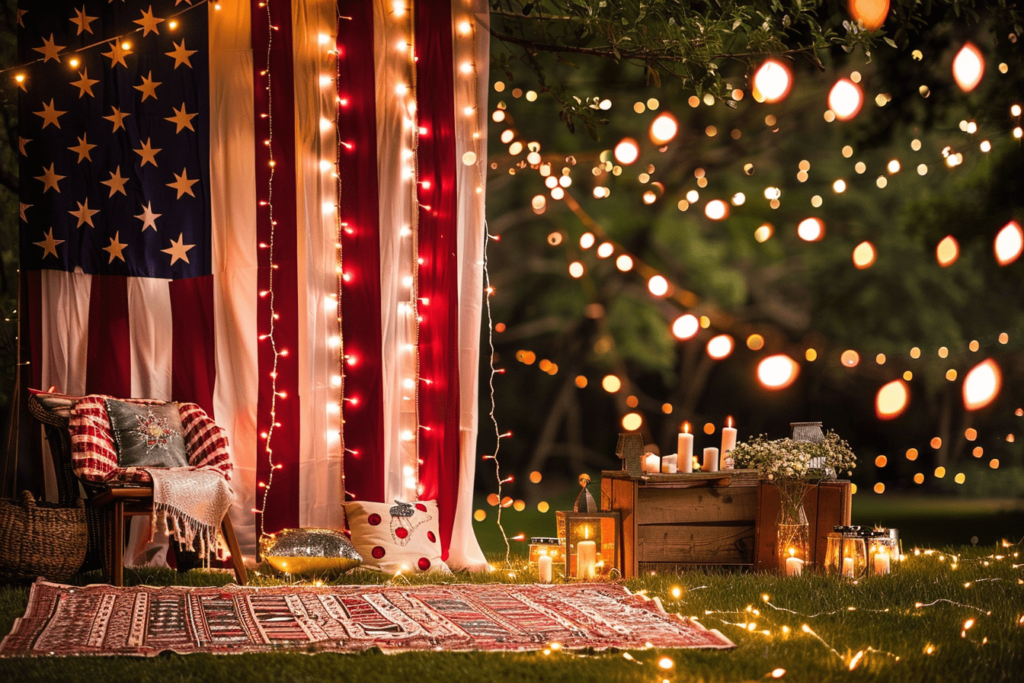 fourth of july backdrop ideas