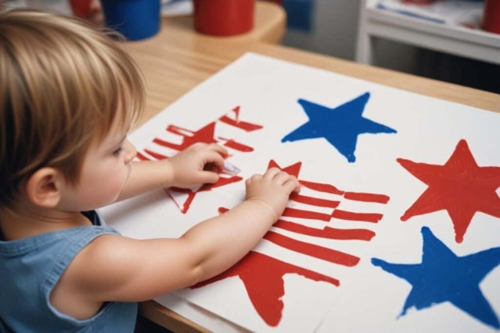 independence day art activities for toddlers