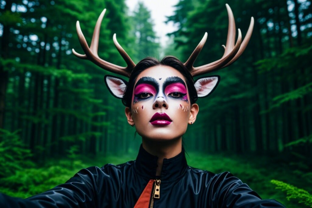 deer makeup halloween