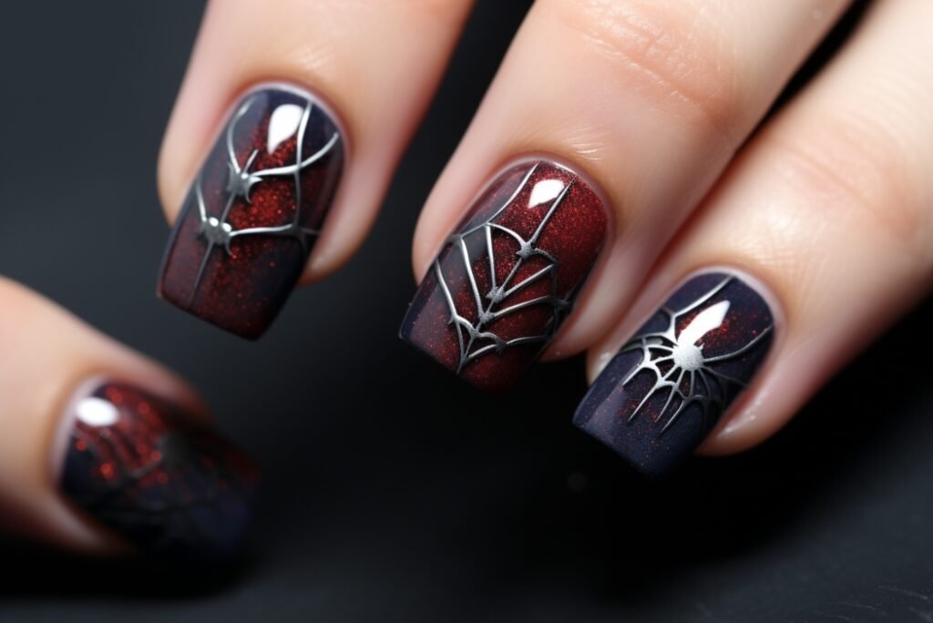 baddie halloween nails