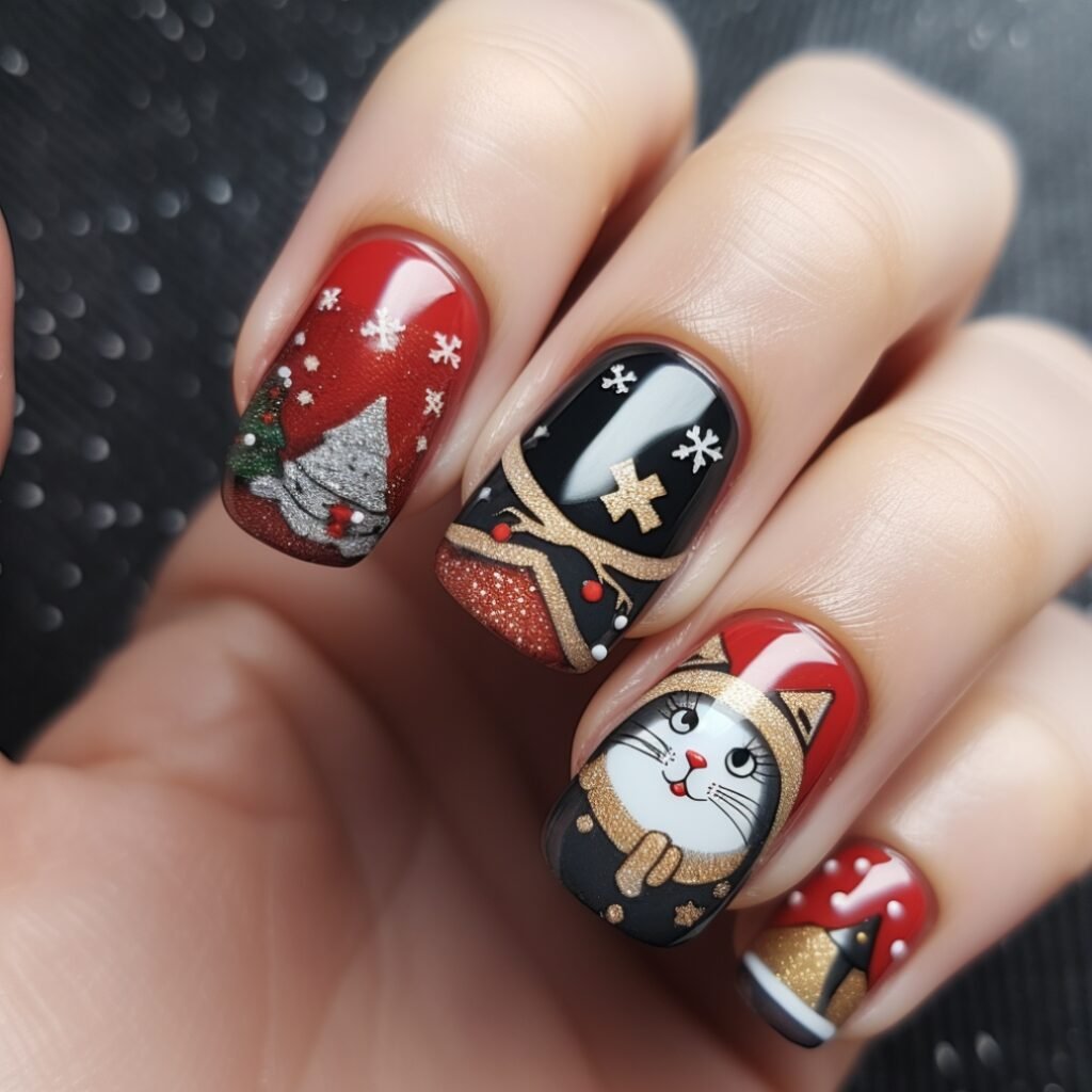 cat nails for halloween