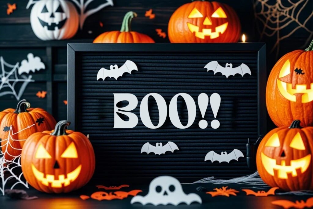 funny halloween letter board ideas