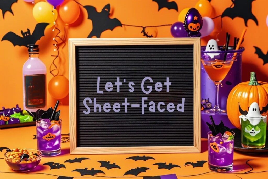 funny halloween letter board ideas