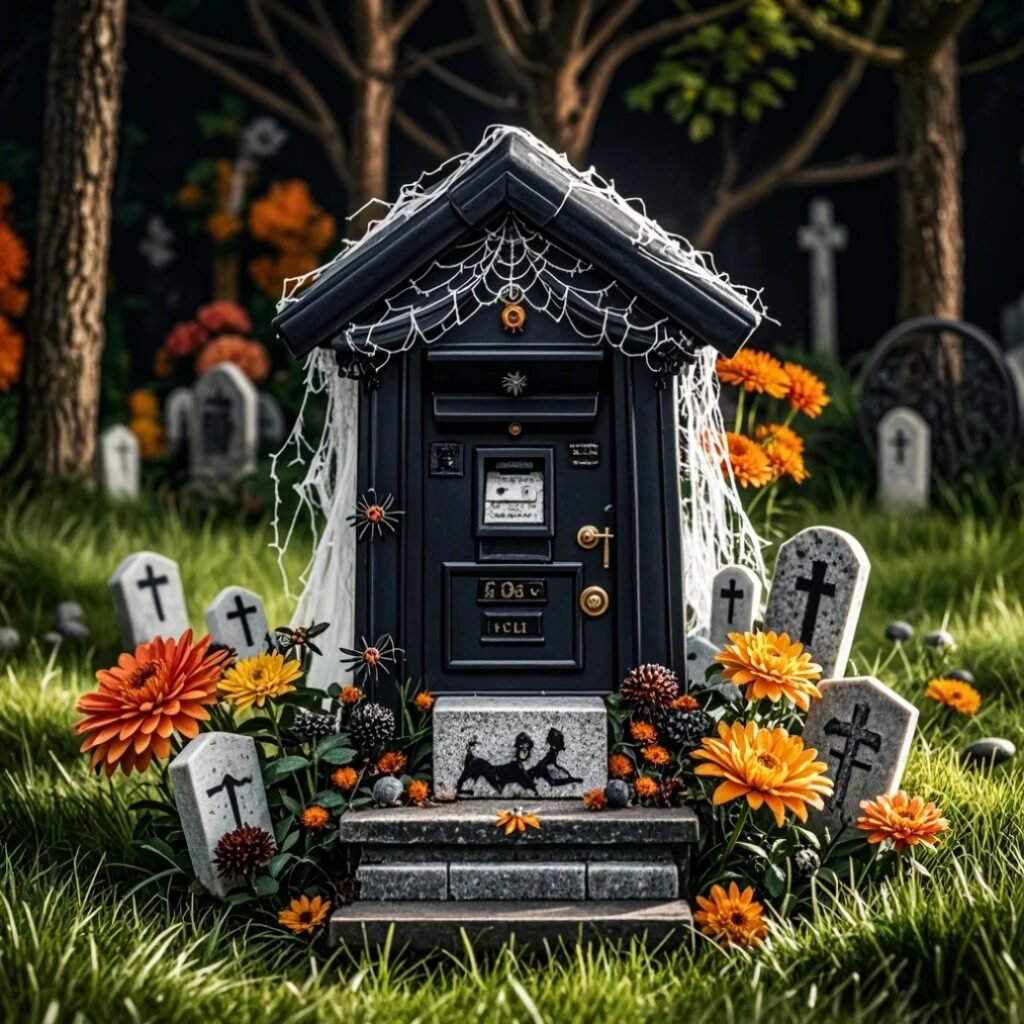 halloween mailbox decorations