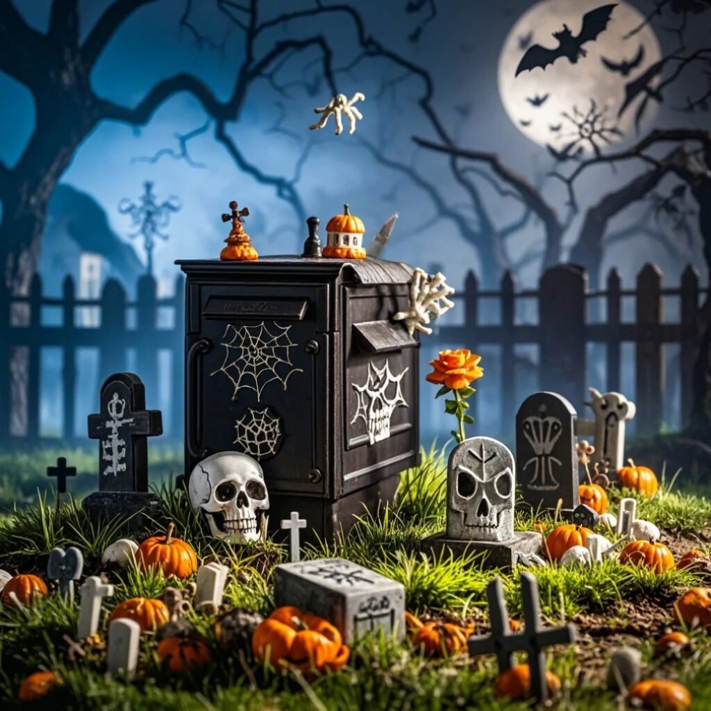 halloween mailbox decorations