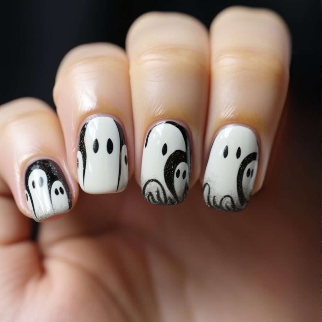 spooky nail ideas