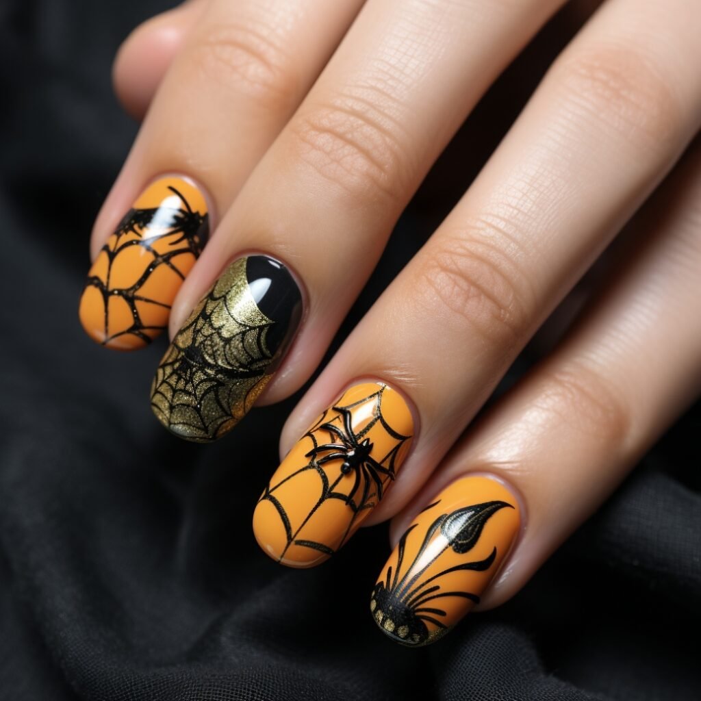 spooky nail ideas