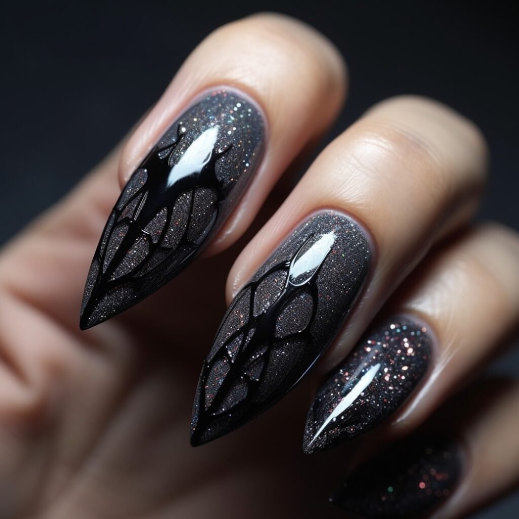 spooky nail ideas