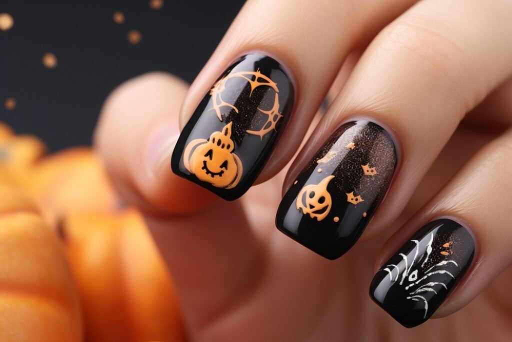 spooky nail ideas