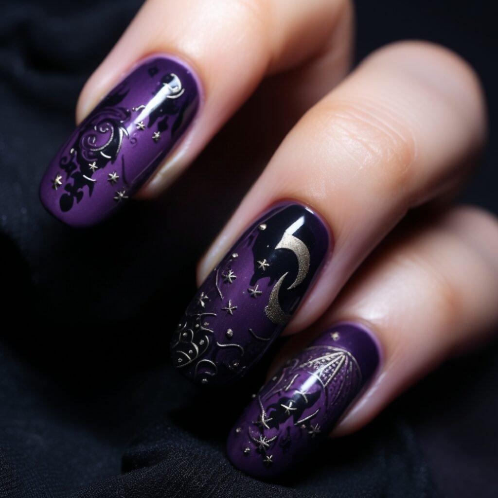 spooky nail ideas