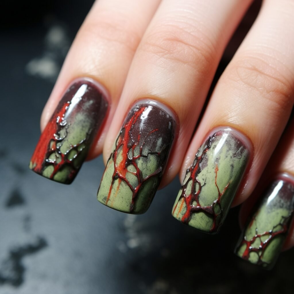 spooky nail ideas