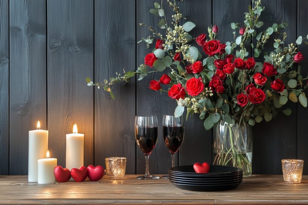 modern valentine's day decor