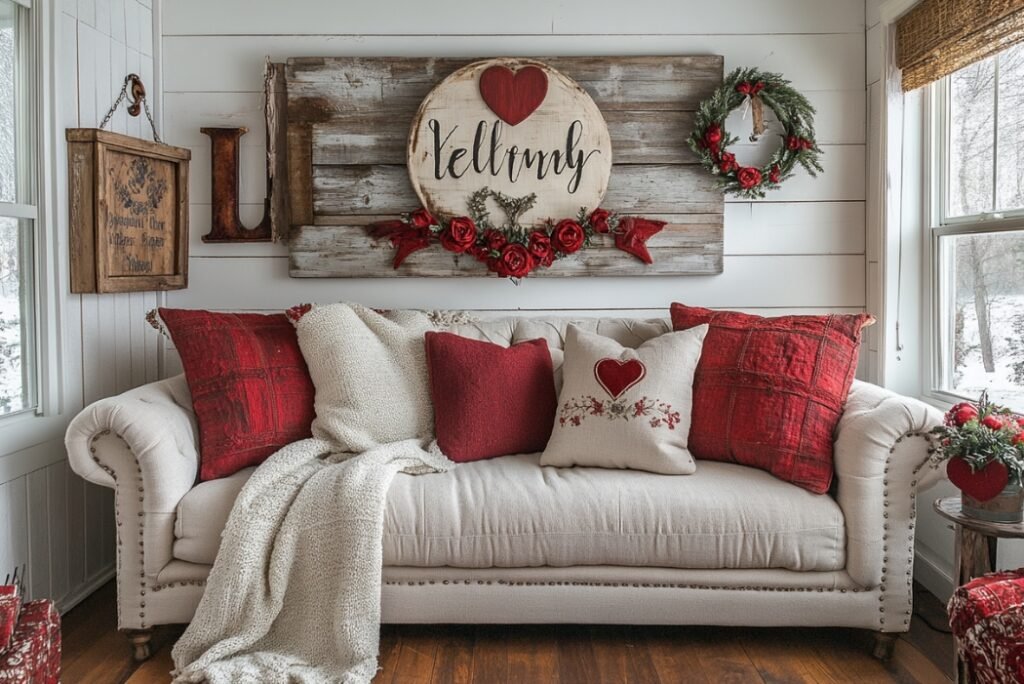 modern valentine's day decor