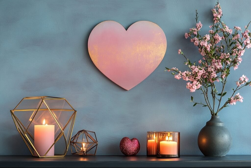 modern valentine's day decor