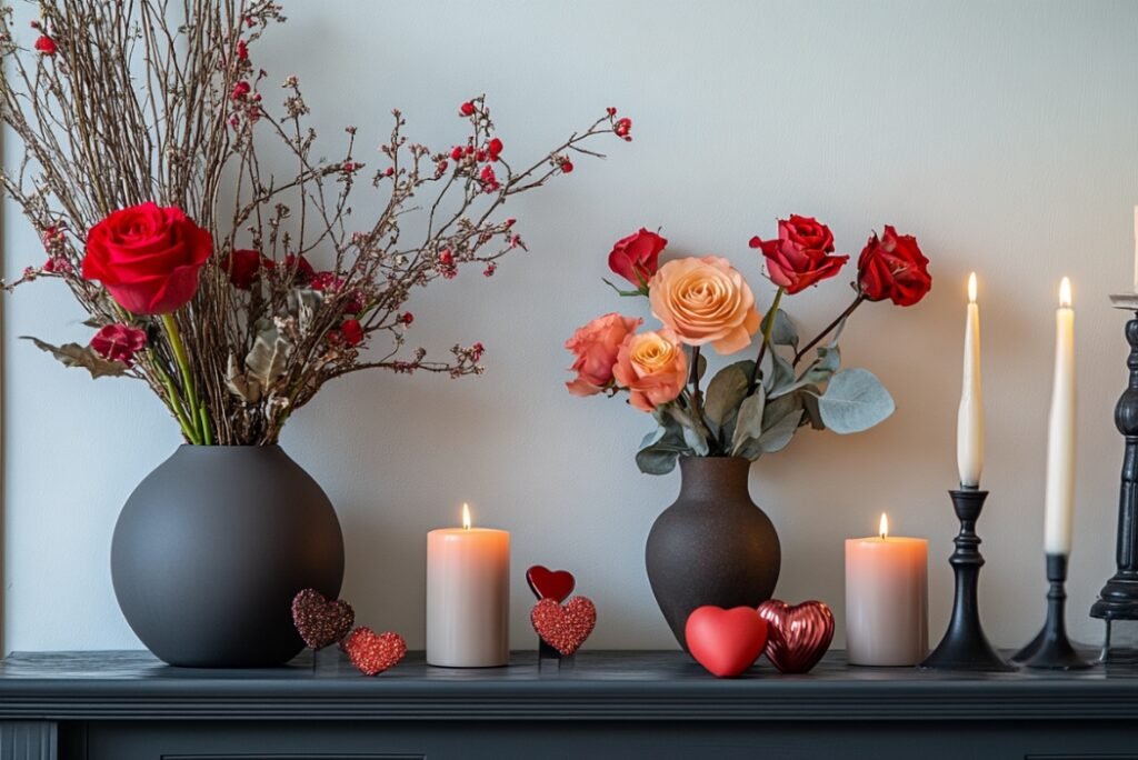 modern valentine's day decor