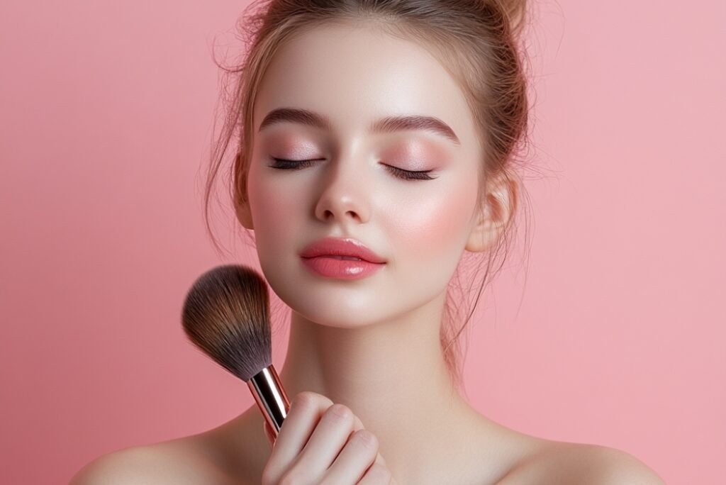 creative valentine's makeup look