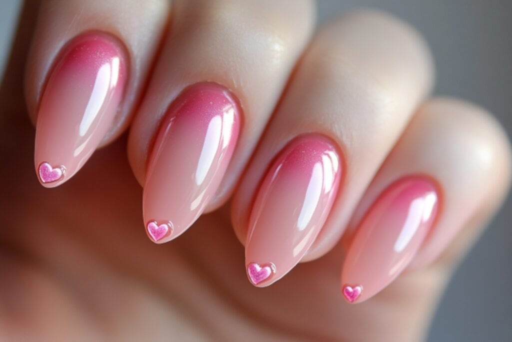 french nail designs for valentine's