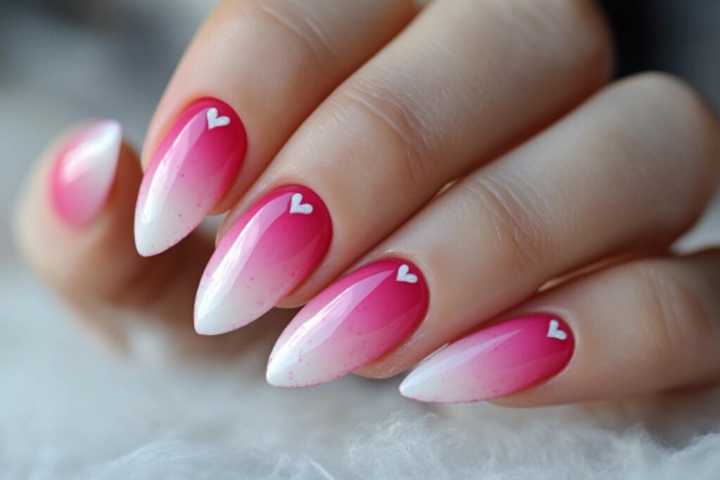 french nail designs for valentine's