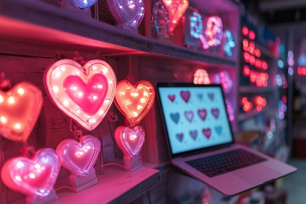 light up valentine decorations