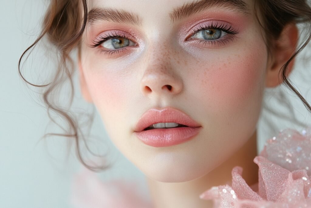 pink valentine's day makeup