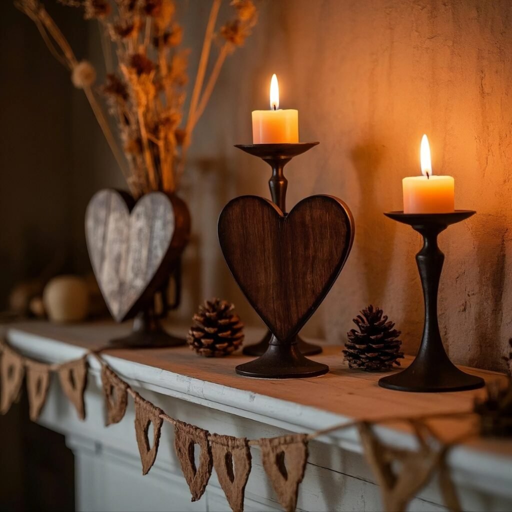 primitive valentine decor