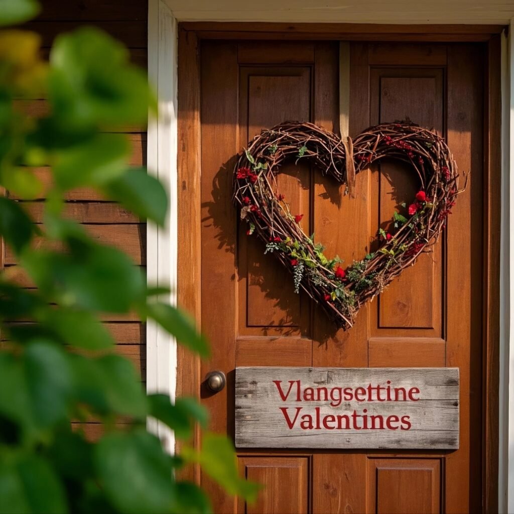 primitive valentine decor