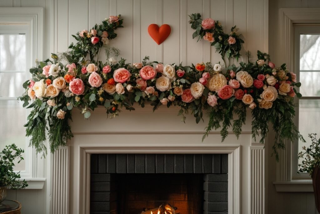 Valentine Mantel Decor Ideas: Top Romantic, Rustic, and Modern Designs 3 valentine mantel decor ideas