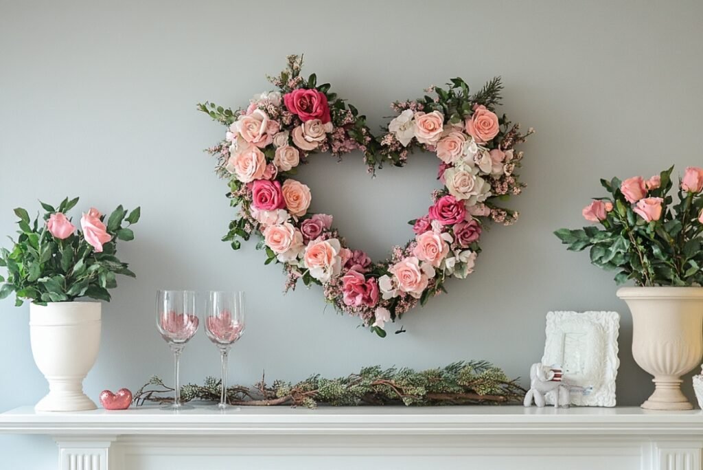 Valentine Mantel Decor Ideas: Top Romantic, Rustic, and Modern Designs 4 valentine mantel decor ideas