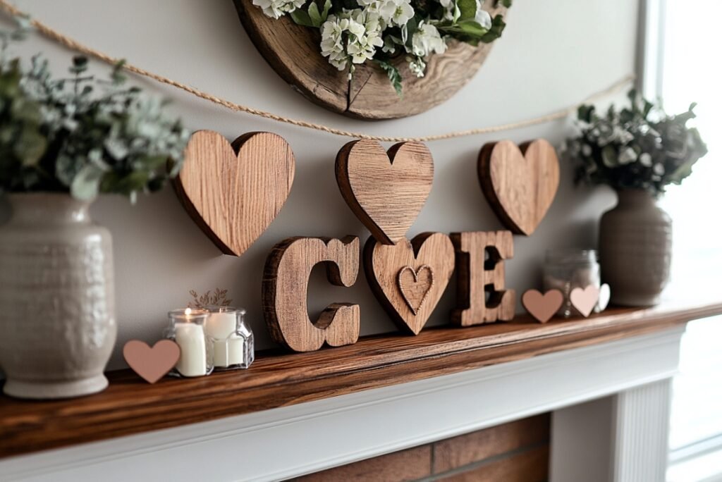 Valentine Mantel Decor Ideas: Top Romantic, Rustic, and Modern Designs 7 valentine mantel decor ideas