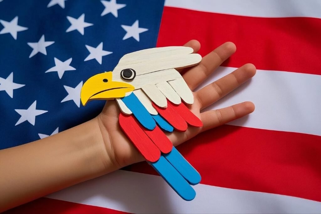 memorial day crafts with popsicle sticks