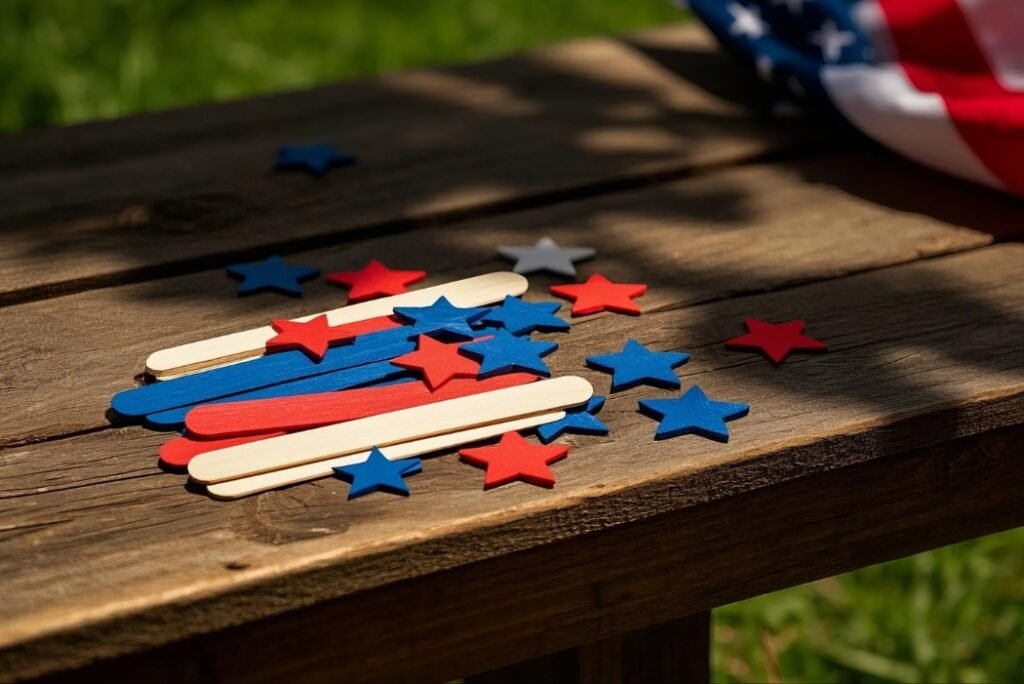 memorial day crafts with popsicle sticks