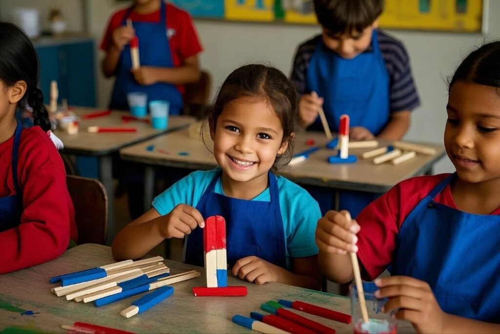 memorial day crafts with popsicle sticks