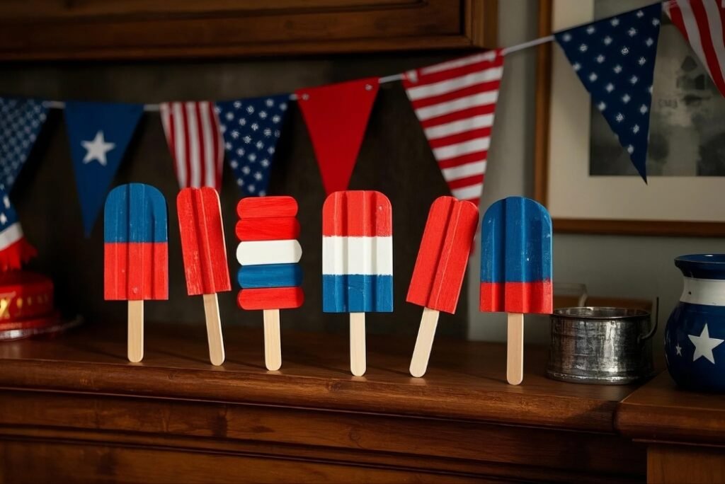 memorial day crafts with popsicle sticks