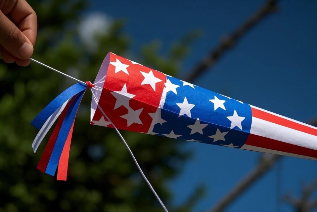 memorial day windsock craft