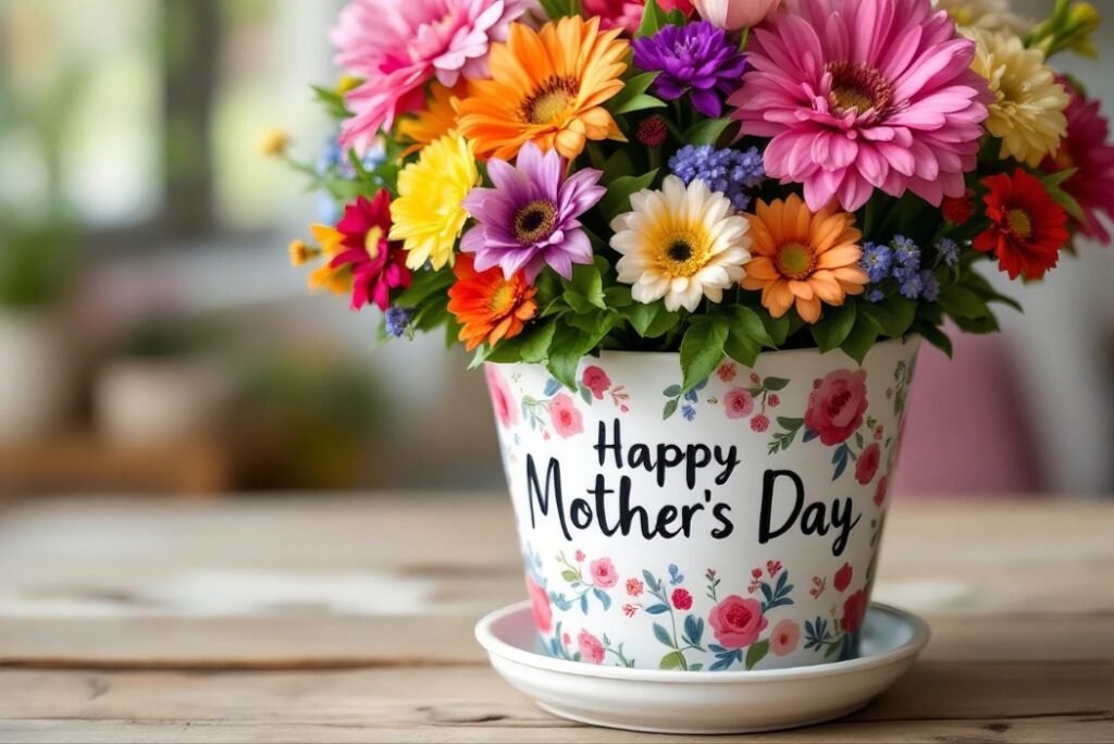 mother's day diy flower pot