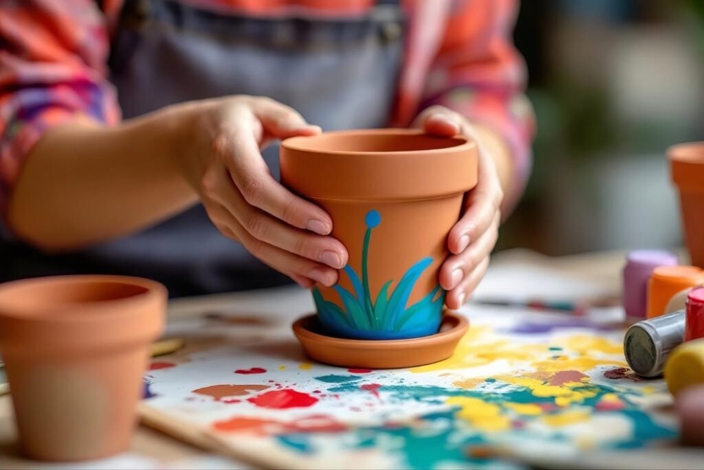 mother's day diy flower pot