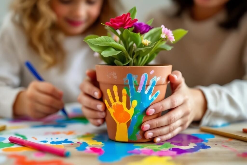 mother's day diy flower pot