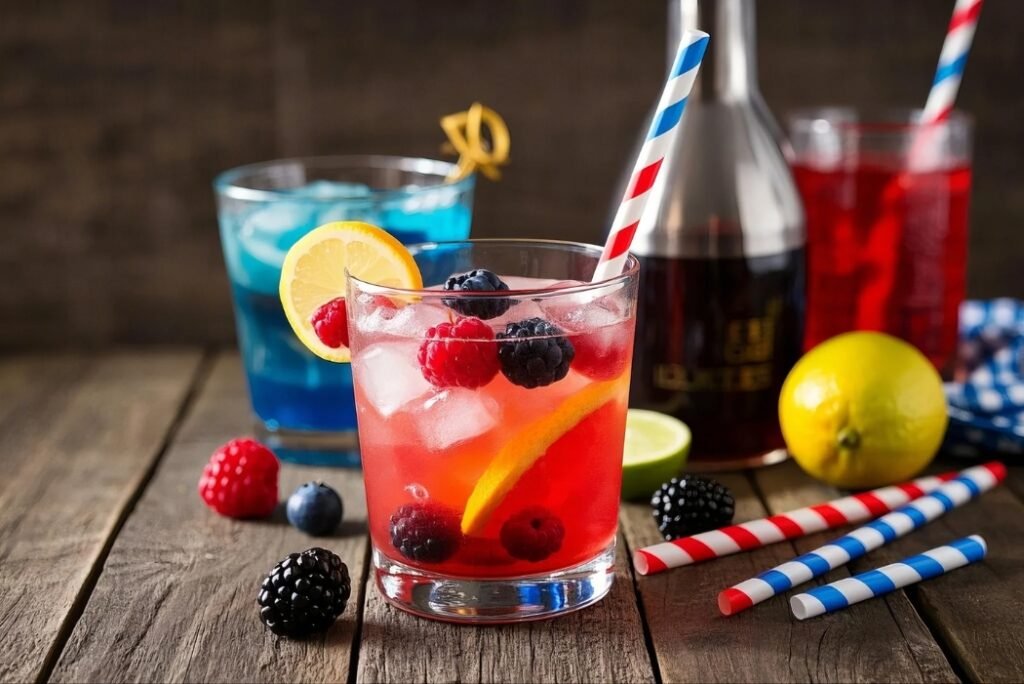 memorial day themed cocktails