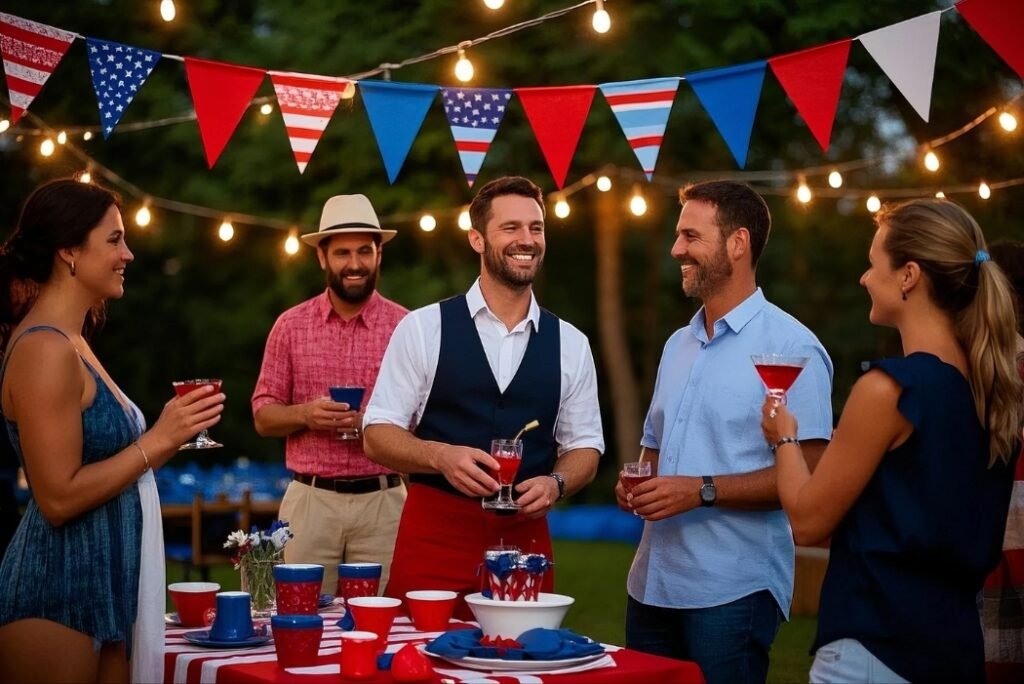 memorial day themed cocktails