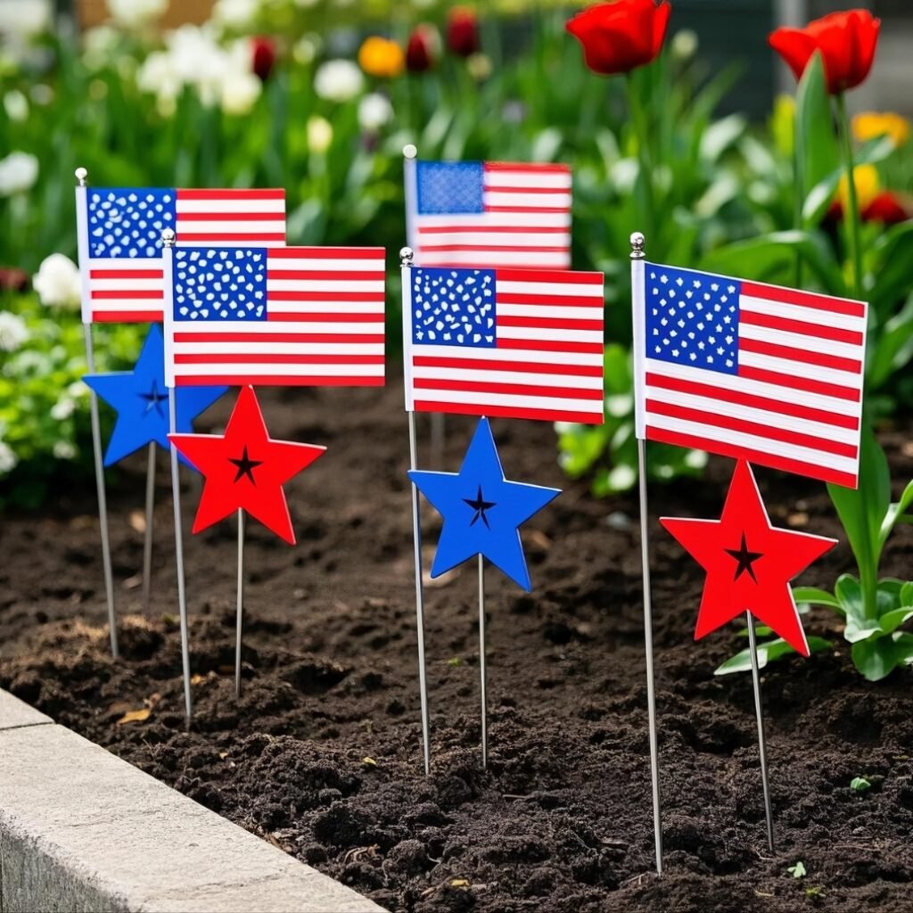 memorial day yard decorations