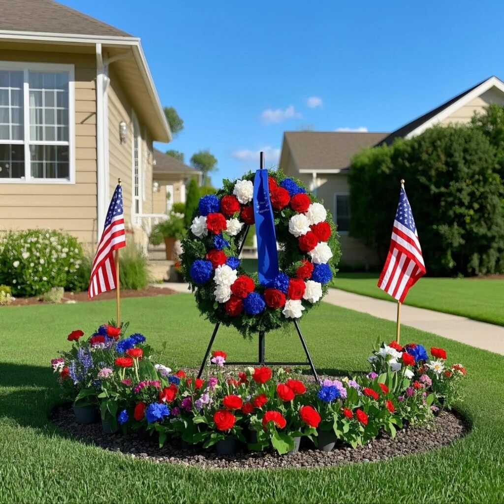 memorial day yard decorations