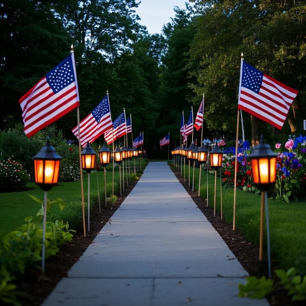 memorial day yard decorations