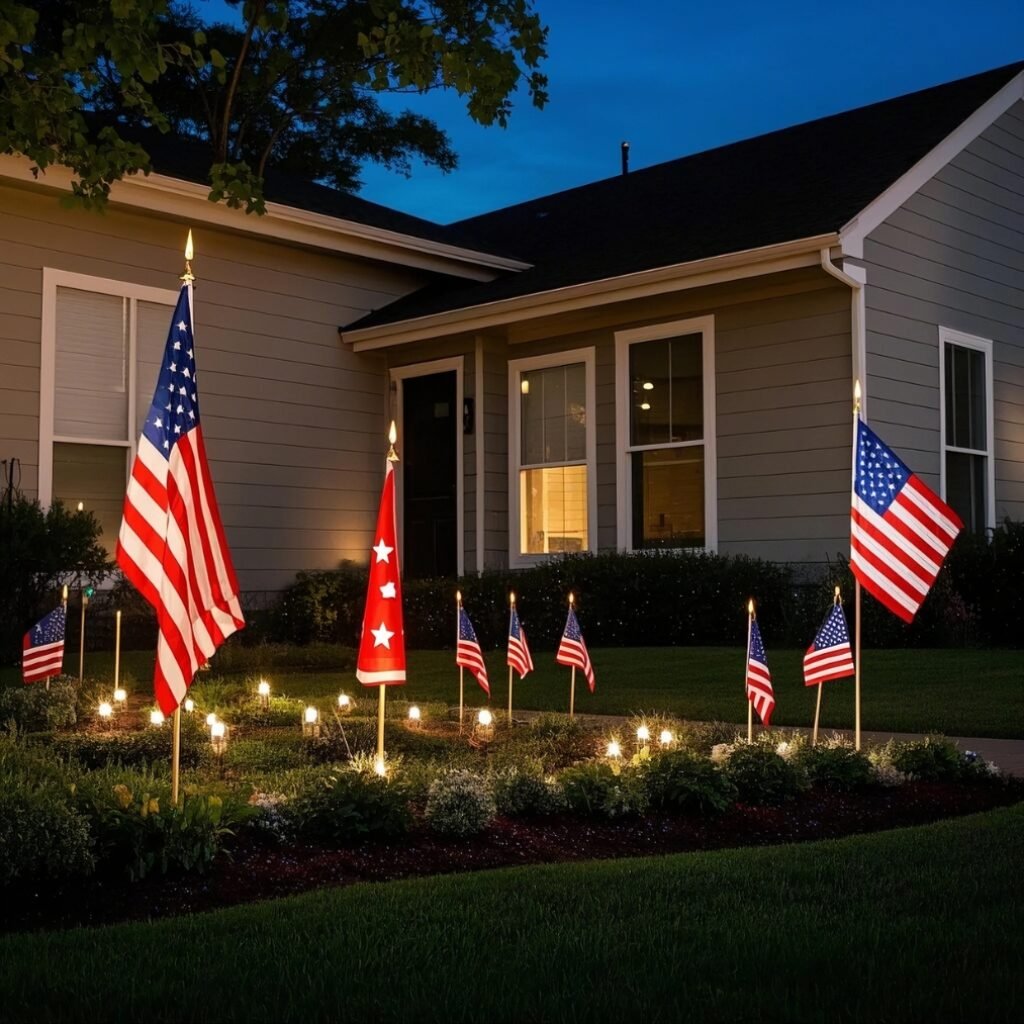 memorial day yard decorations