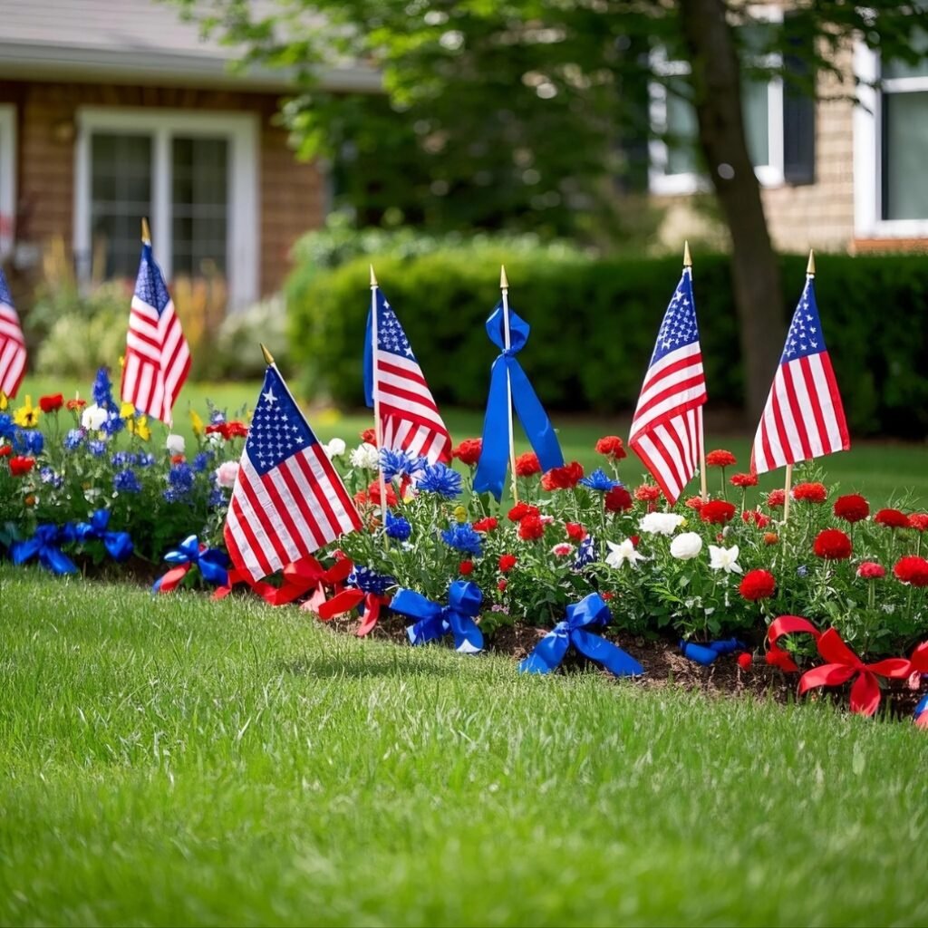 memorial day yard decorations