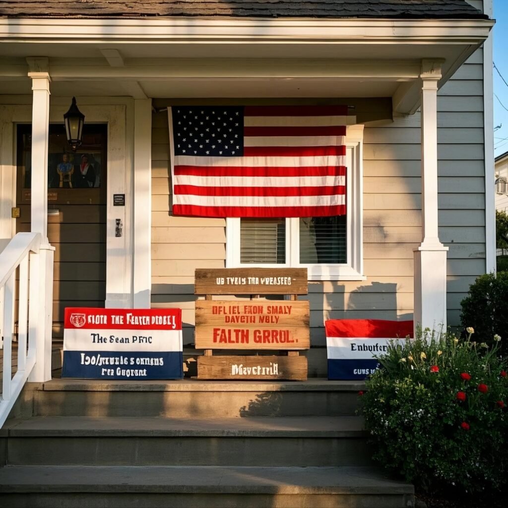 memorial day yard decorations