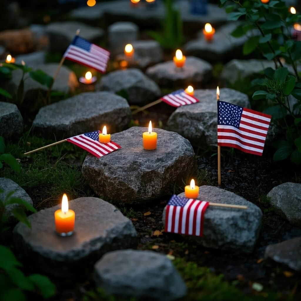 outdoor memorial day decorations