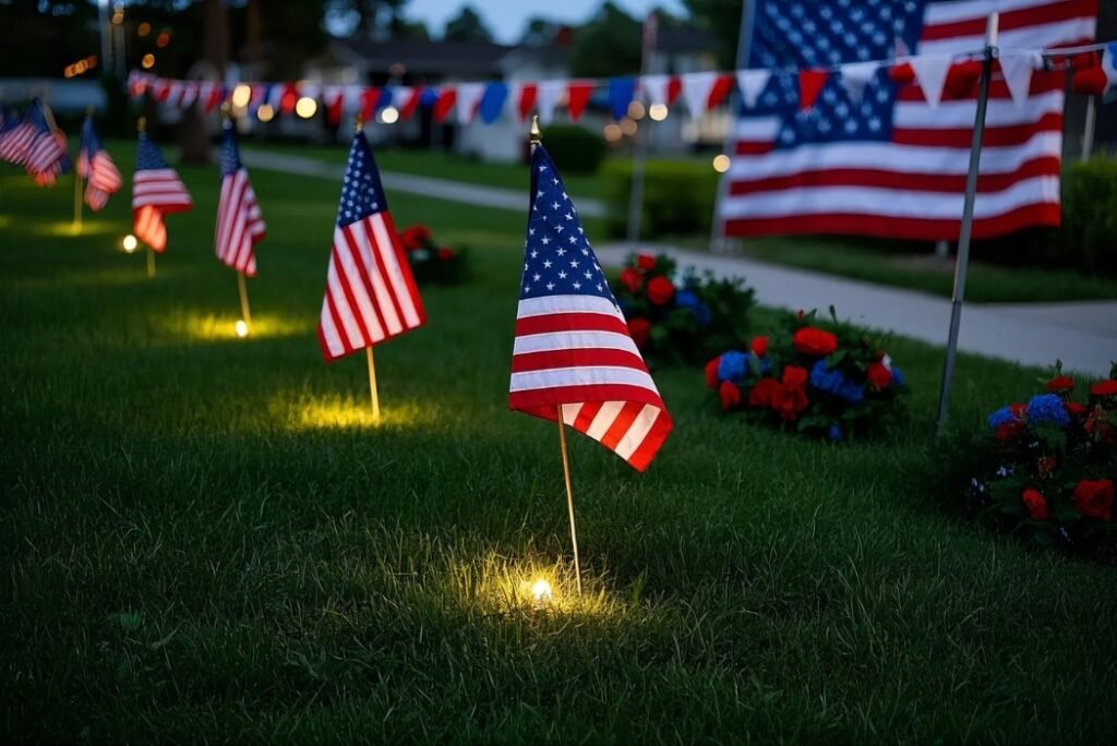 outdoor memorial day decorations