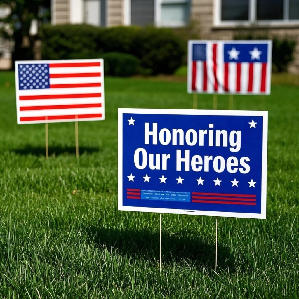 outdoor memorial day decorations