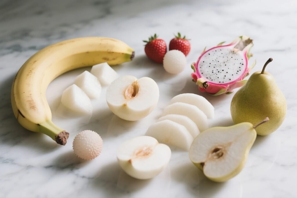 red white and blue fruits